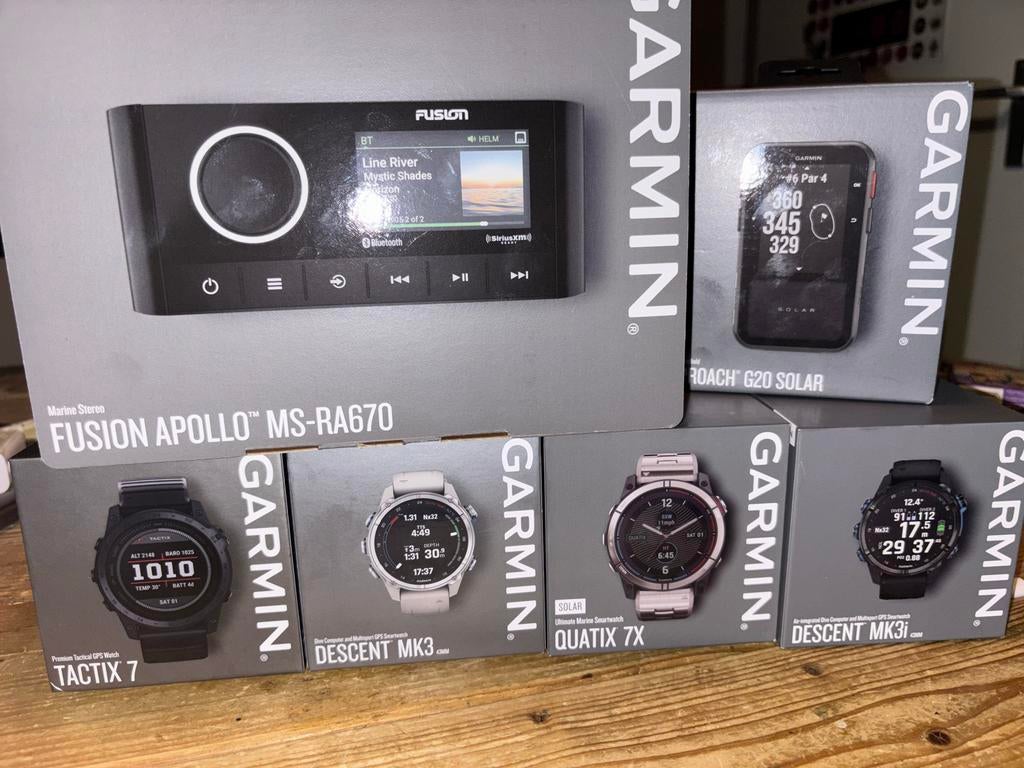 Garmin horloges, golf adapter/ marine stereo nieuw, Zwart, Nieuw, Ophalen of Verzenden, Hoogte