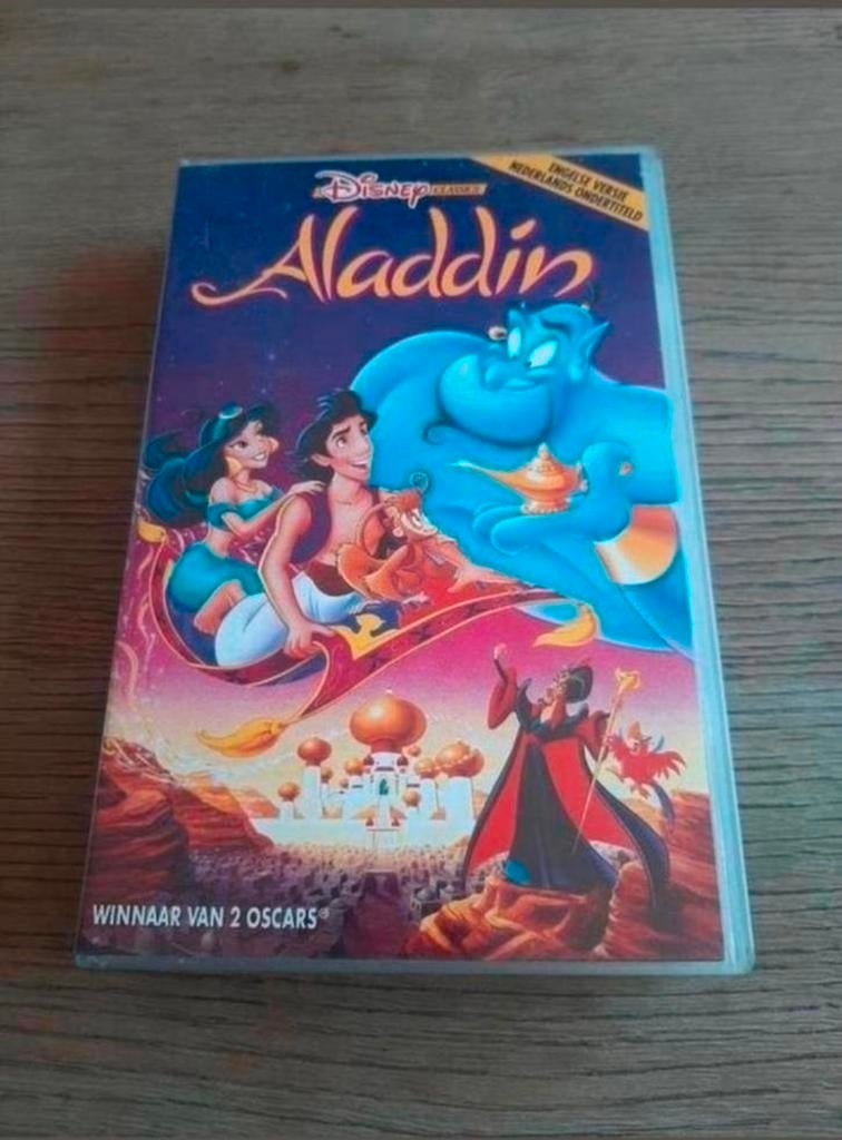 Disney Classic Aladdin videoband. Engels gesproken, Alle leeftijden, Ophalen of Verzenden, Gebruikt, Tekenfilms en Animatie