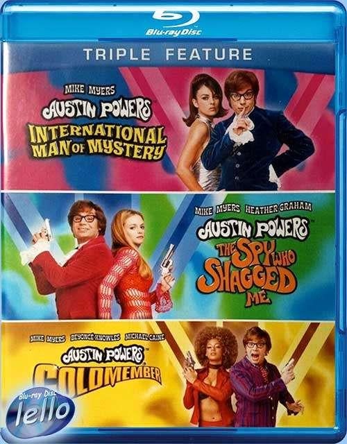 Blu-ray: Austin Powers Trilogy (1997-2002 Mike Myers) US NN, Cd's en Dvd's, Blu-ray, Ophalen of Verzenden, Nieuw in verpakking