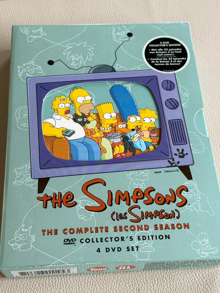 The Simpsons DVD Box  - complete 2e seizoen, Cd's en Dvd's, Alle leeftijden, Ophalen of Verzenden, Zo goed als nieuw