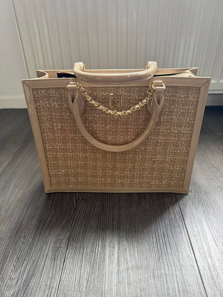 Nikkie shopper tas beige, NIEUW!, Sieraden, Tassen en Uiterlijk, Tassen | Damestassen, Ophalen of Verzenden, Nieuw, Beige, Shopper