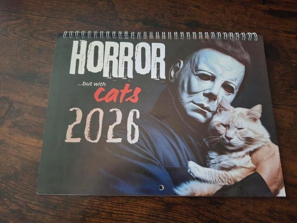 Horror 2026 kalender NIEUW, Ophalen of Verzenden, Maandkalender, Nieuw