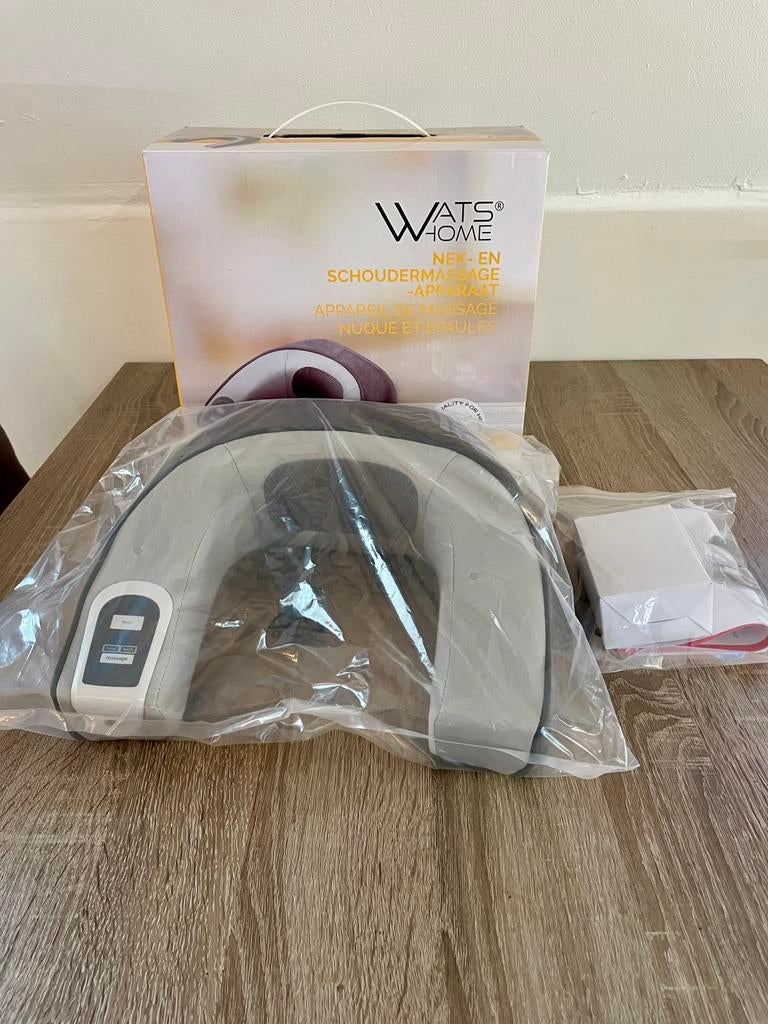 Wats home nek/schouder massage & warmte kussen, Ophalen, Zo goed als nieuw, Massagestoel of Kussen