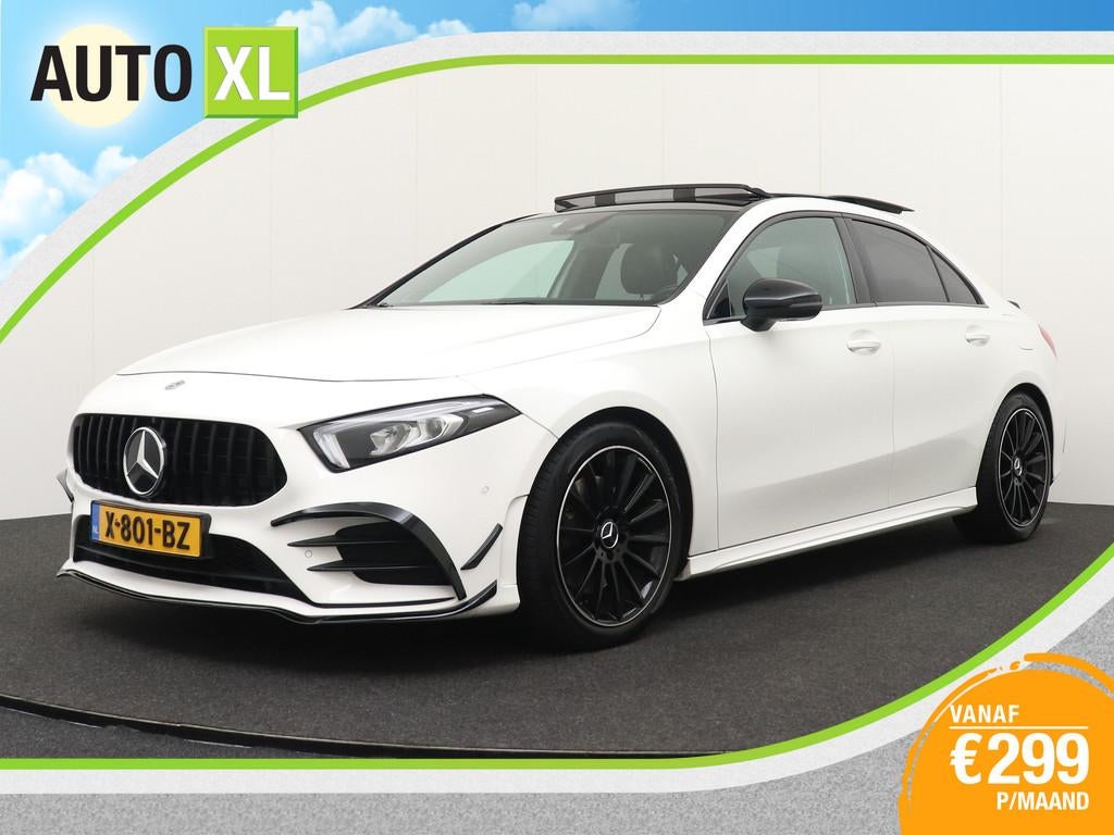 Mercedes-Benz A-Klasse 2.0 220 A35-Pack AMG 4MATIC Pan-dak C, Auto's, Automaat, 15 km/l, Wit, Vierwielaandrijving