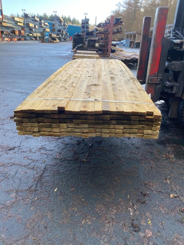 Vuren panlat, groen geimpregneerd 22x50 300cm Nr. 670, Ophalen, Nieuw, Minder dan 180 cm, Balken