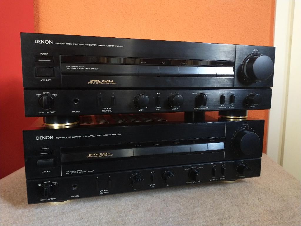 Denon PMA-720 & Denon PMA-720A (Serviced), Ophalen of Verzenden, Refurbished, Overige merken