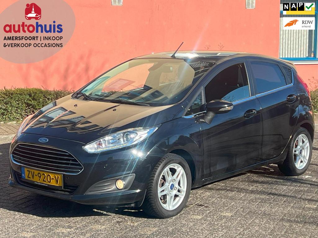 Ford Fiesta EcoBoost Titanium X Navigatie-Climaat control (I, Voorwielaandrijving, Euro 5, Zwart, Bedrijf