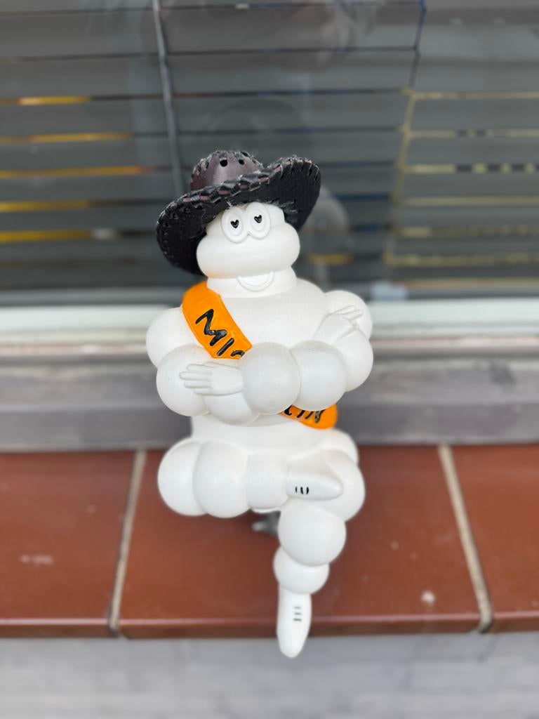 Michelin Man Cowboy Hoed - Zeldzaam!, Gebruikt, ., Ophalen of Verzenden, .