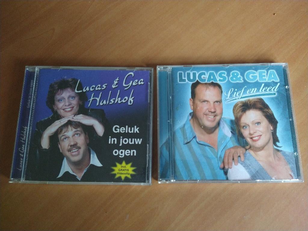 2 CD's van Lucas en Gea., Cd's en Dvd's, Ophalen of Verzenden, Zo goed als nieuw, Levenslied of Smartlap