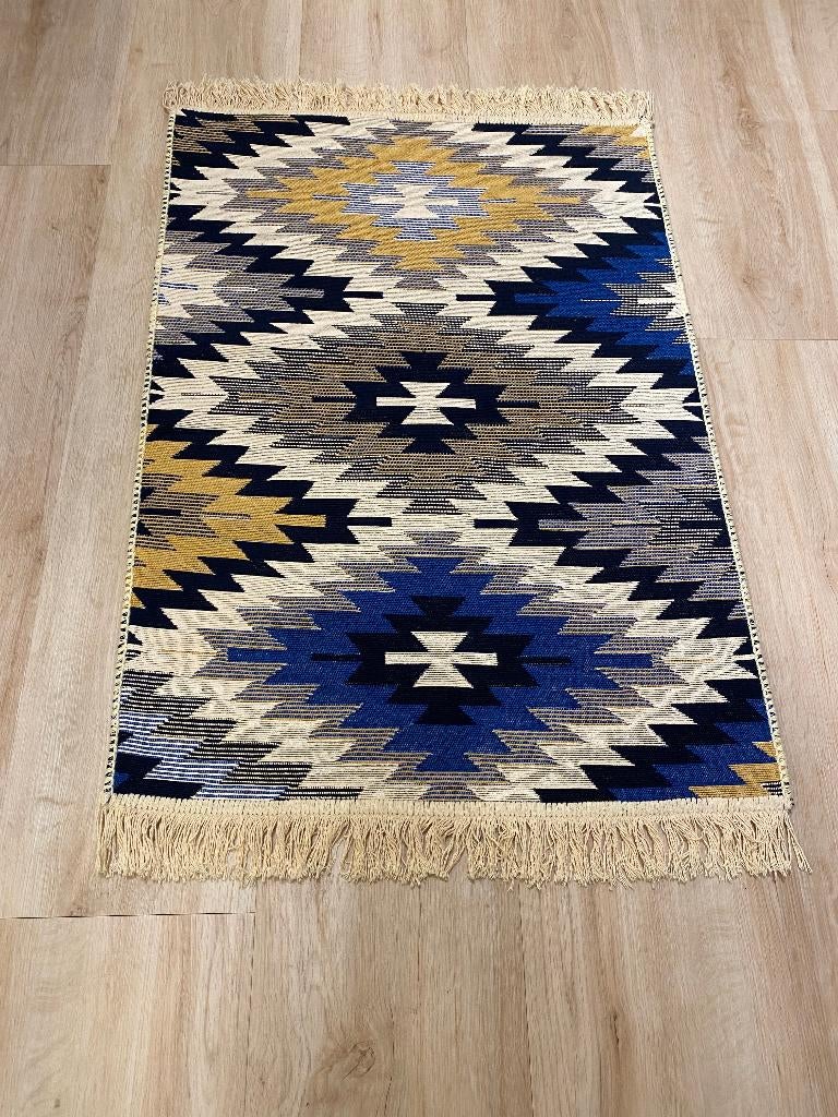 Vloerkleed 60x90 Dubbelzijdig, 50 tot 100 cm, Nieuw, Rechthoekig, 50 tot 100 cm