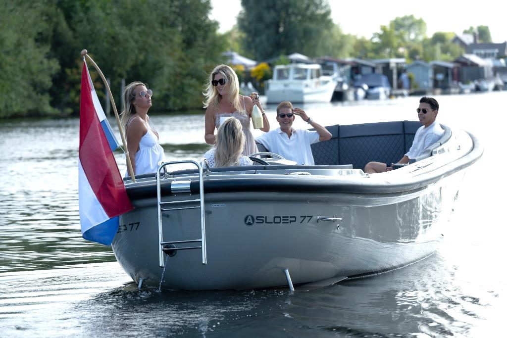 Asloep 77 te koop, Watersport en Boten, 10 tot 30 pk, Binnenboordmotor, 6 meter of meer, Diesel