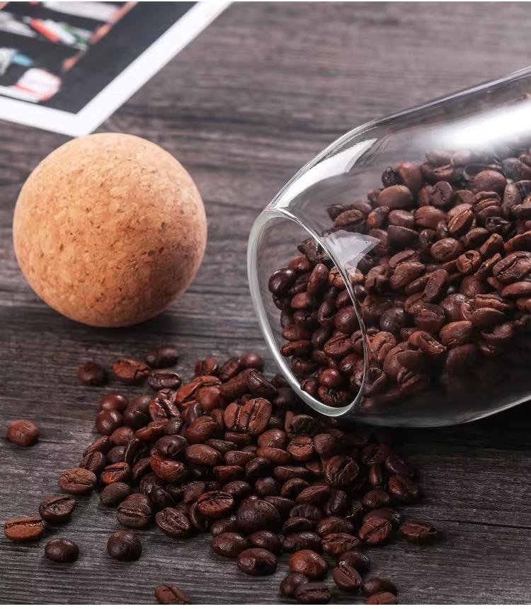 Luxe 4-delige Set Glazen Voorraadpotten met Kurken Stop, Ophalen of Verzenden, Nieuw