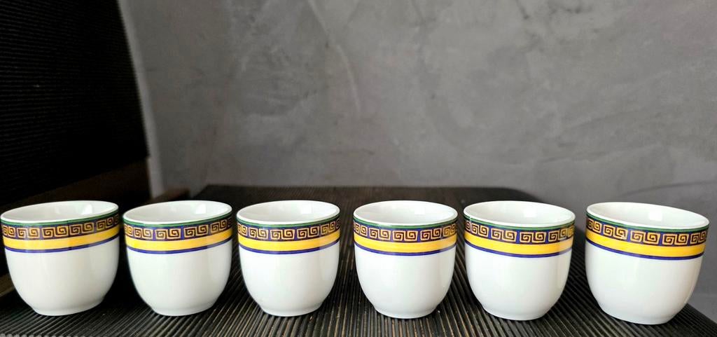 Retro: 6 nieuwe eierdoppen Athena van Alt Regensburg, Ophalen of Verzenden