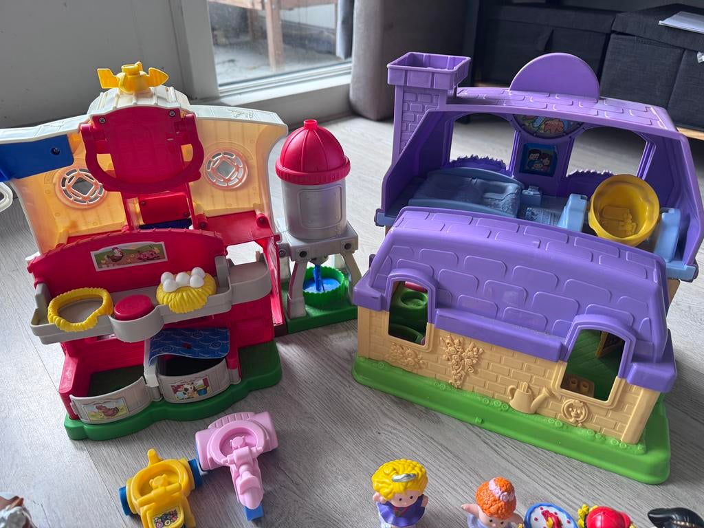 Little people huis en boerderij, Kinderen en Baby's, Speelgoed | Fisher-Price, Ophalen, Gebruikt, Speelset, Met geluid