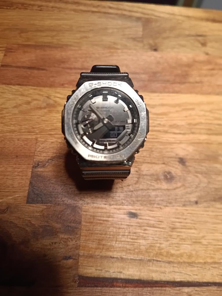 Casio G-steel (G-Shock GM-2100-1AER), Casio, Staal, Verzenden, Polshorloge