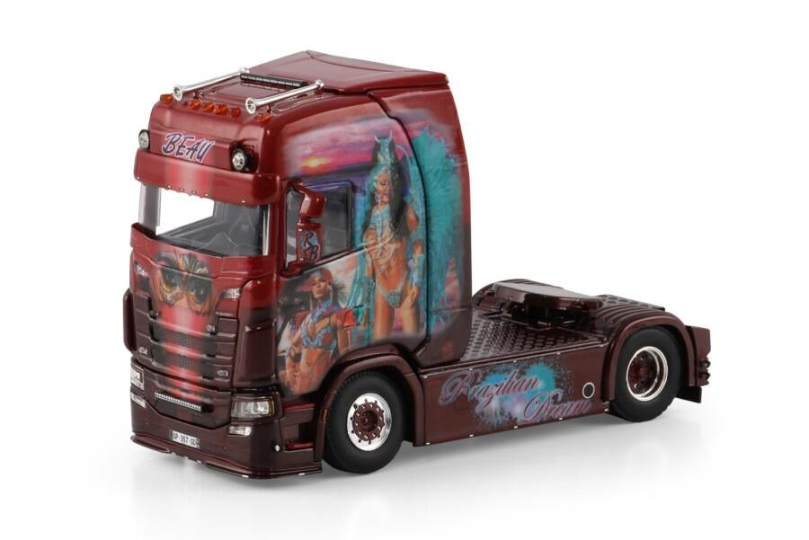 WSI  SCANIA  S HIGHLINE CS20H 4X2  BEAU (BRAZILIAN DREAM), Hobby en Vrije tijd, Modelauto's | 1:50, Nieuw, Bus of Vrachtwagen
