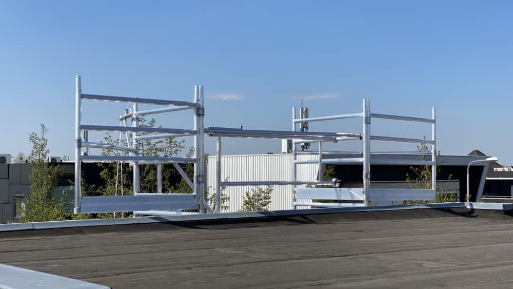 3 x ASC leuningframe met stabilisator-arm, Ophalen of Verzenden, Rolsteiger of Kamersteiger, 5 meter of hoger