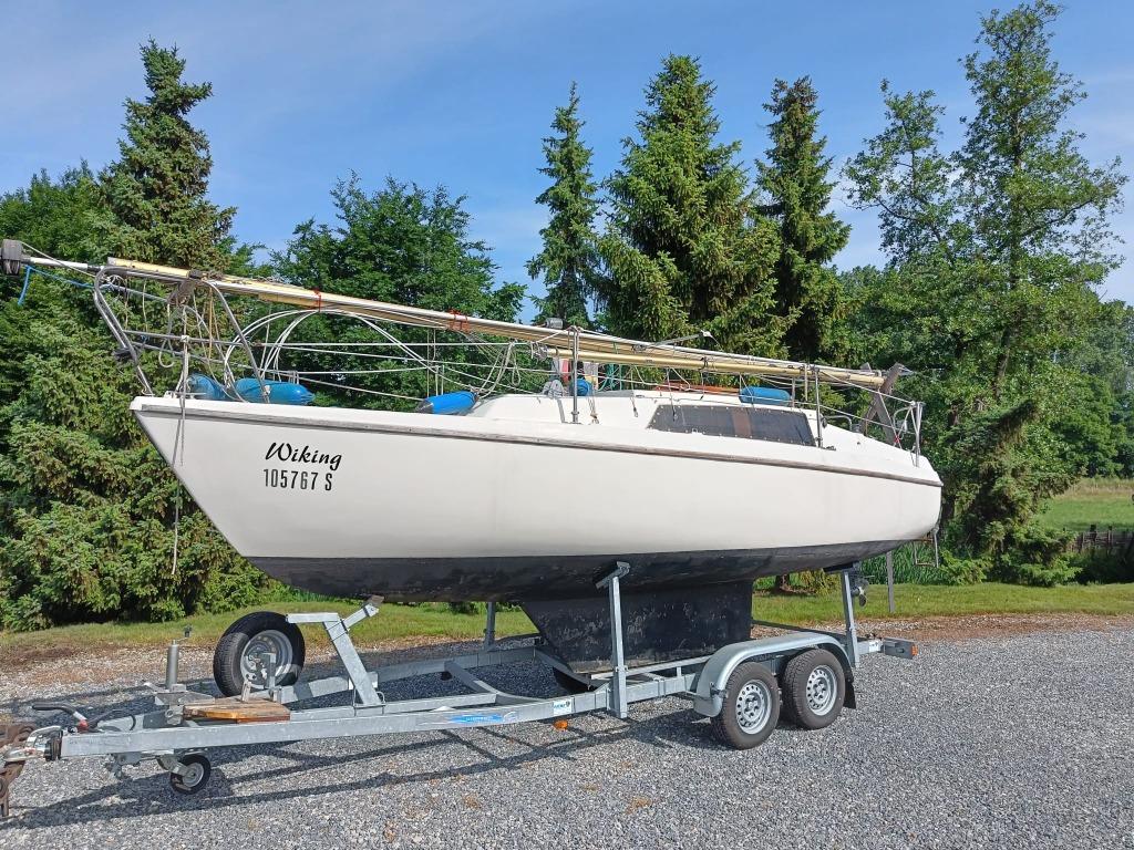 Prachtige complete zeilboot Neptun 22 incl. trailer & motor, Watersport en Boten, Kajuitzeilboten en Zeiljachten, Ophalen, Gebruikt