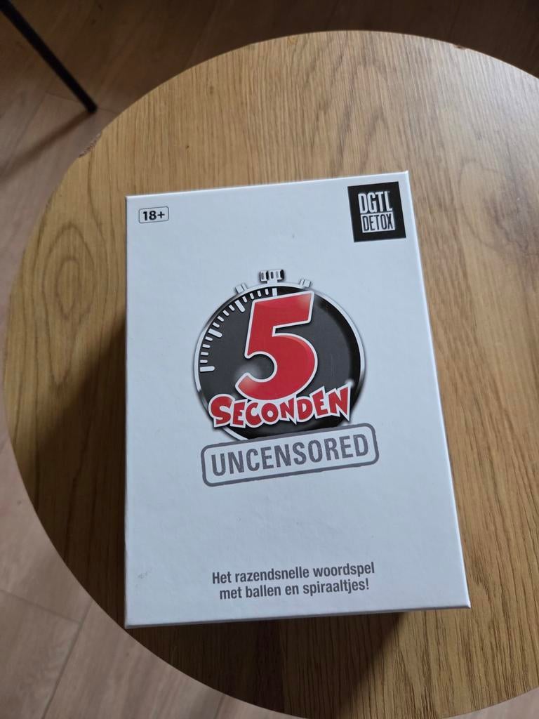 5 Seconden Uncensored, Drie of vier spelers, Ophalen of Verzenden, Zo goed als nieuw, DGTL Detox