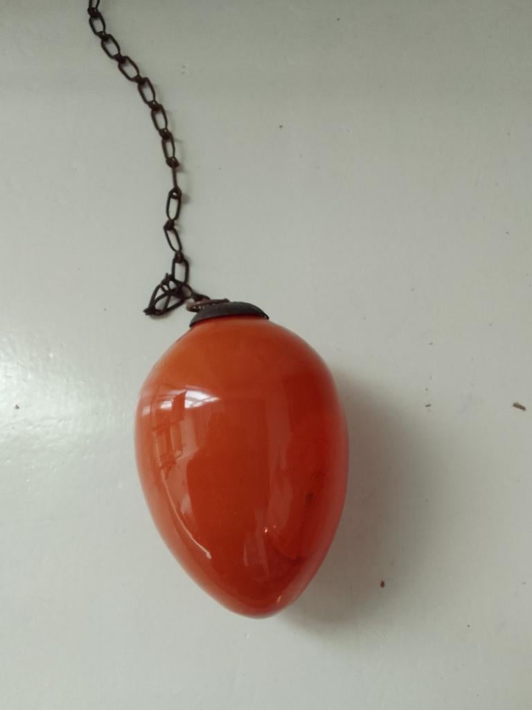 Glazen ei.  Om op te hangen., Ophalen of Verzenden, Zo goed als nieuw