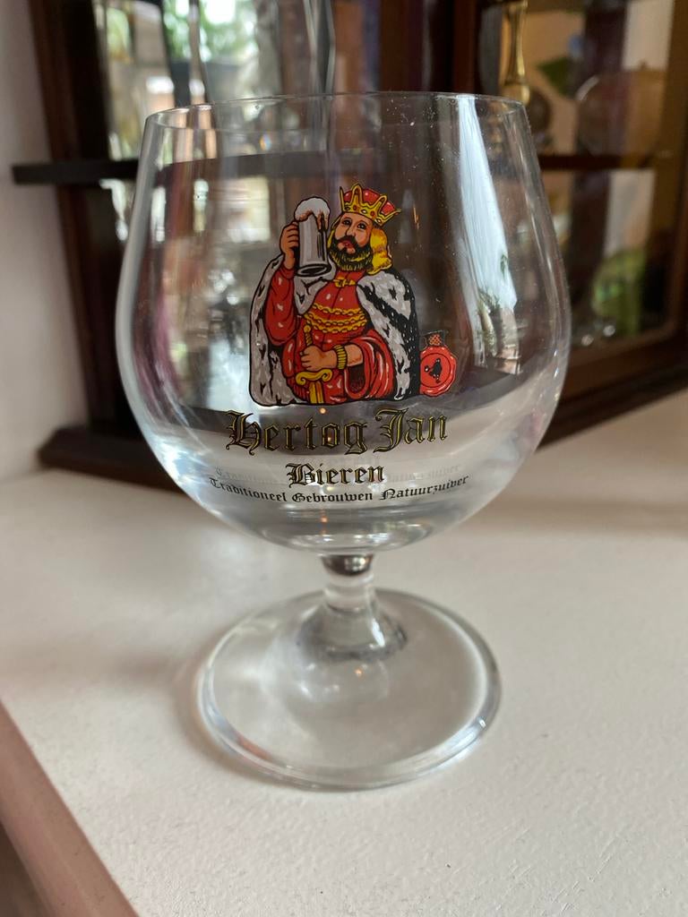 Hertog Jan Bierglas - Perfect voor de Liefhebber, Ophalen of Verzenden, Zo goed als nieuw, Glas of Glazen