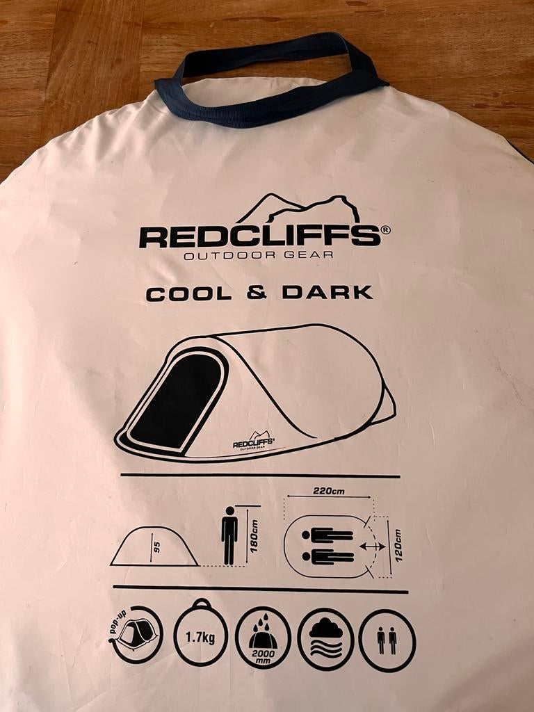 Redcliffs Cool & Dark Tent, Caravans en Kamperen, Ophalen, Zo goed als nieuw, Tot en met 2