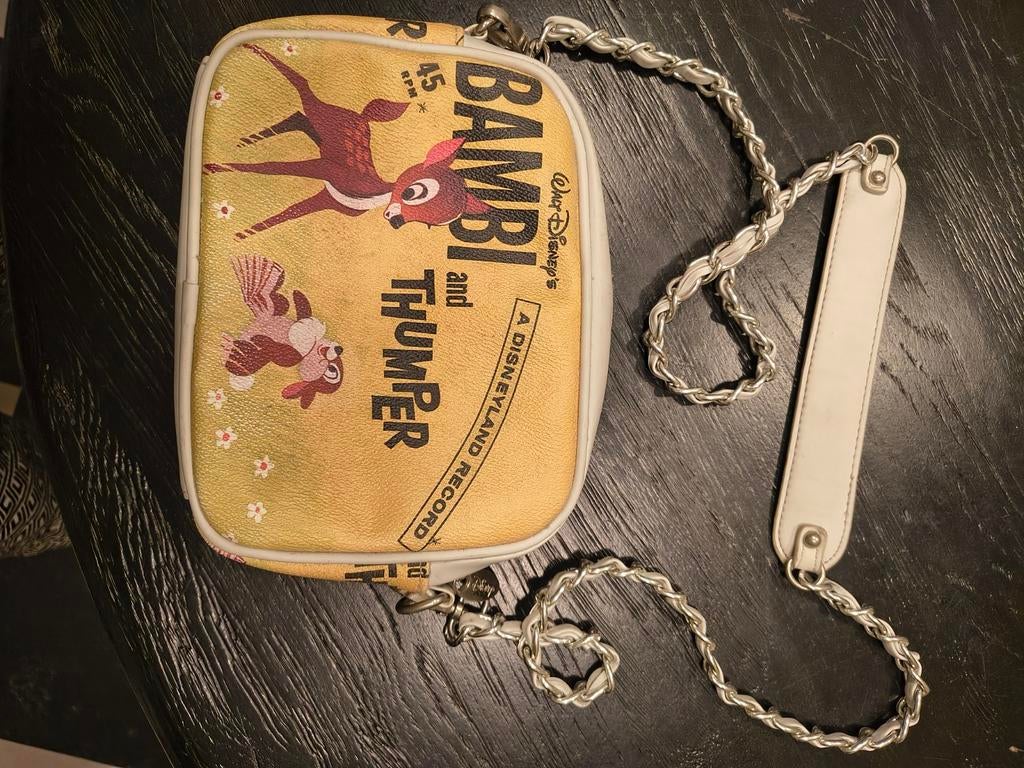 Leuke vintage Disney schoudertas. A Disneyland record, Verzamelen, Disney, Ophalen