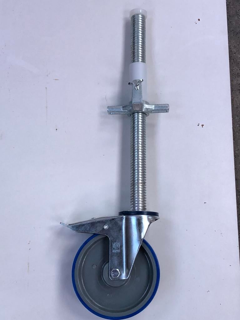 Aktie rolsteiger wielen, Doe-het-zelf en Verbouw, Steigers, Ophalen, Nieuw, Rolsteiger of Kamersteiger, Minder dan 2 meter