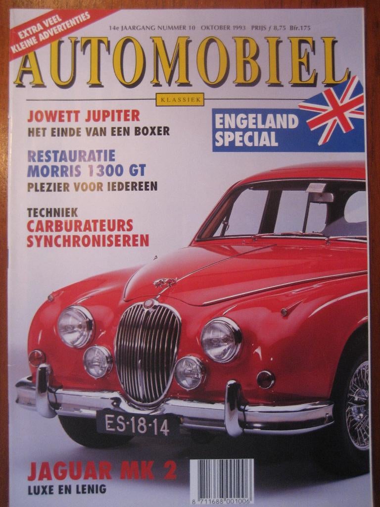 Het Automobiel 10 1993 Engeland Special Jaguar Mk 2, Morris, Ophalen of Verzenden, Nieuw, Volkswagen