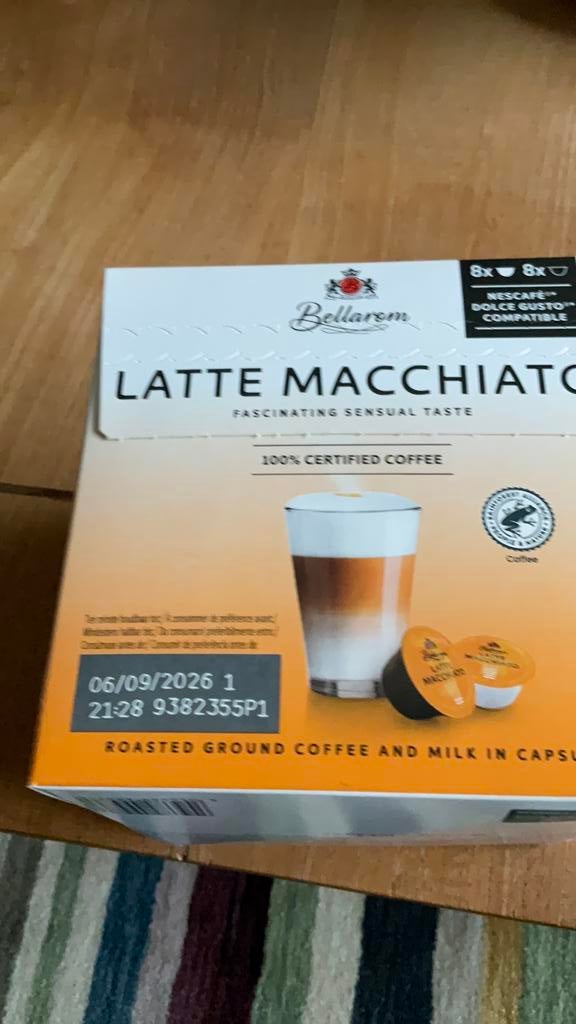 Latte Macchiato Bellarom, Diversen, Ophalen