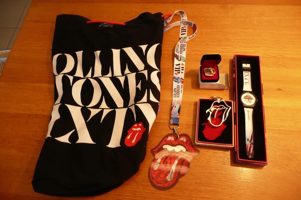 Rolling Stones Sixty 1962 2022 VIP set horloge pin sleutel, Ophalen of Verzenden, Zo goed als nieuw, Overige typen