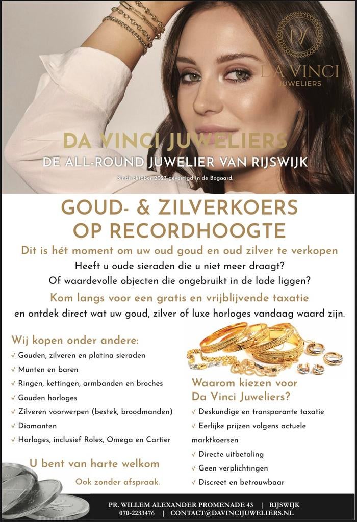 Goud verkopen Delft – Rijswijk – Den Haag | Contant, Sieraden, Tassen en Uiterlijk, Activity trackers, Ophalen of Verzenden