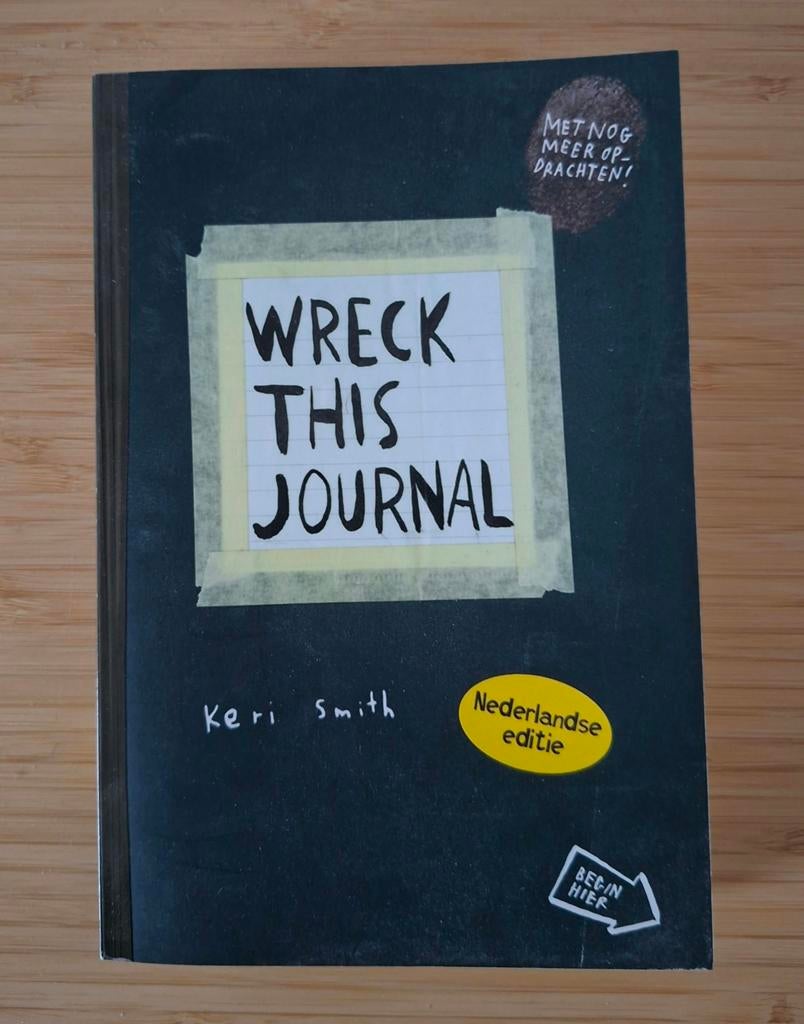 Wreck This Journal - Nederlandstalige Editie, Keri Smith, Ophalen of Verzenden, Zo goed als nieuw, Scrapbooking en Knutselen