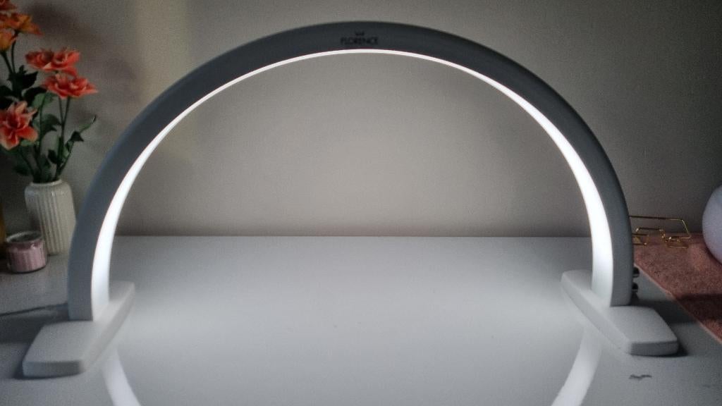 Florence half moon light, Ophalen, Zo goed als nieuw, Kunststof, Minder dan 100 cm