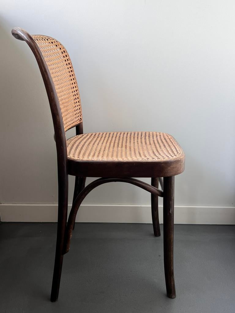 Vintage Thonet Design stoelen FMG - 2 stuks, Ophalen, Gebruikt, Twee, Bruin