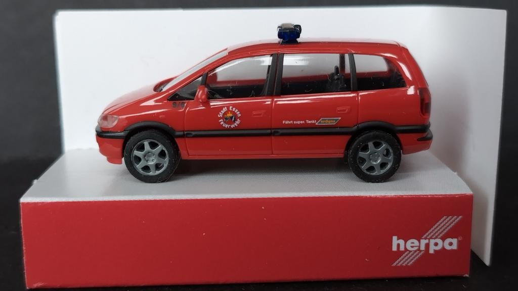 Opel Zafira Feuerwehr Essen 1:87 H0 Herpa Pol, Hobby en Vrije tijd, Leonrodstrasse 46 47 Dietenhoven, Auto, Verzenden, Cars@herpa.de