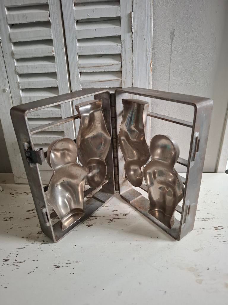 Oude chocolademal, chocoladevorm, Ophalen of Verzenden