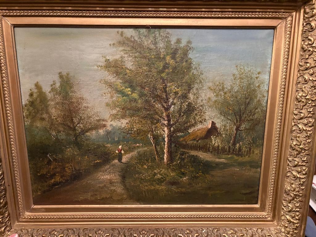 Schilderij, Antiek en Kunst, Kunst | Schilderijen | Klassiek, Ophalen