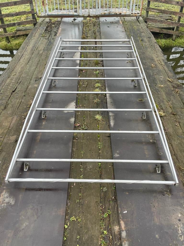 Imperiaal met ladderrol + Windvanger - Mercedes Sprinter L2, Ophalen, Zo goed als nieuw