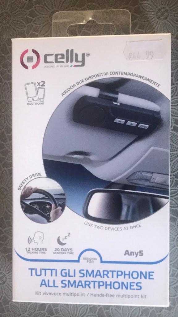 Handsfree Multipoint Carkit, Telecommunicatie, Carkits, Complete carkit, Nieuw, Overige merken, Ophalen