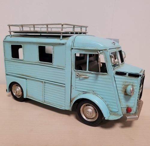 Citroen hy bus blauw model auto van metaal blikken miniatuur, Ophalen of Verzenden, Nieuw, Auto's