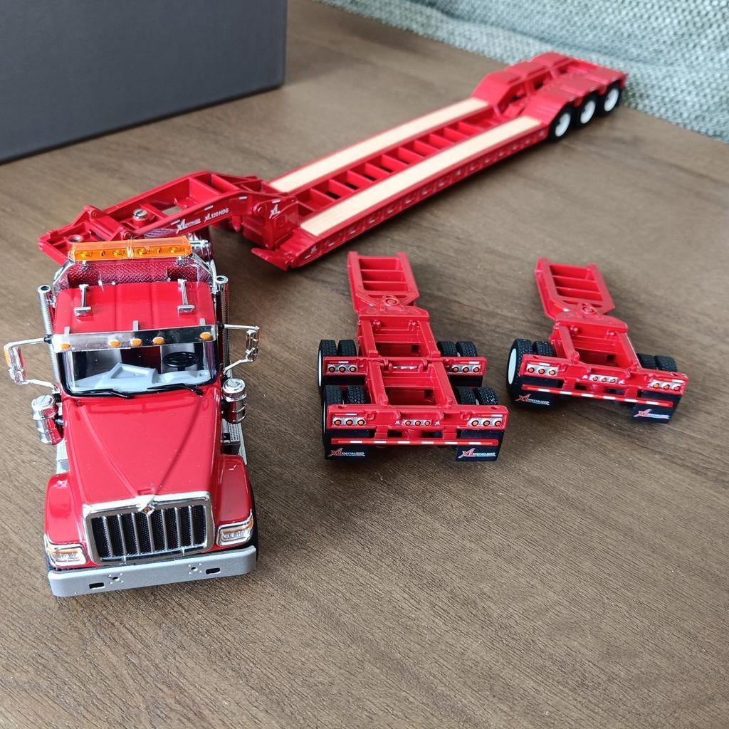 INTERNATIONAL HX520 MET 2 DOLLY'S ZWAARTRANSPORT DIEPLADER, Ophalen of Verzenden, Nieuw, Bus of Vrachtwagen, Wsi