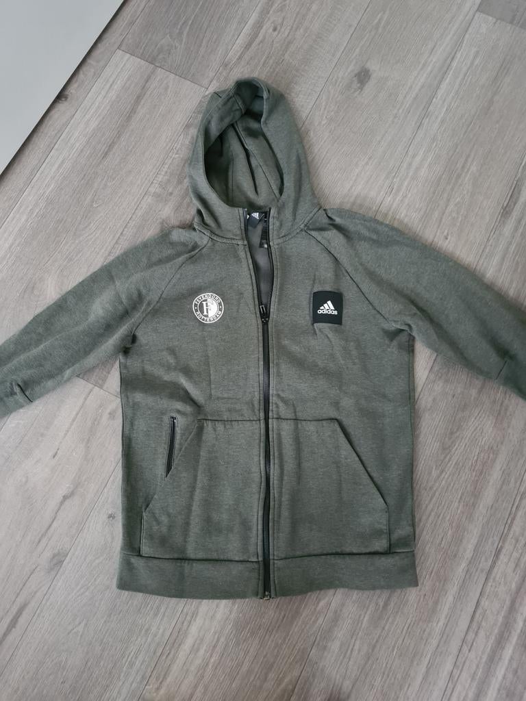 Feyenoord Adidas vest, Ophalen, Zo goed als nieuw, Adidas, Jongen of Meisje