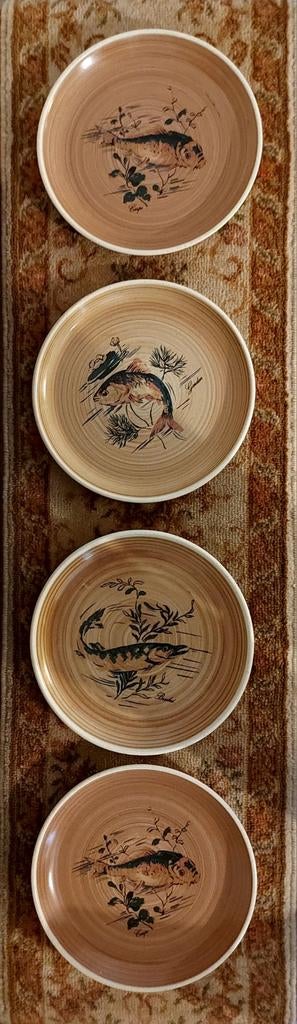 Set van 4 prachtige Franse visborden, Ophalen