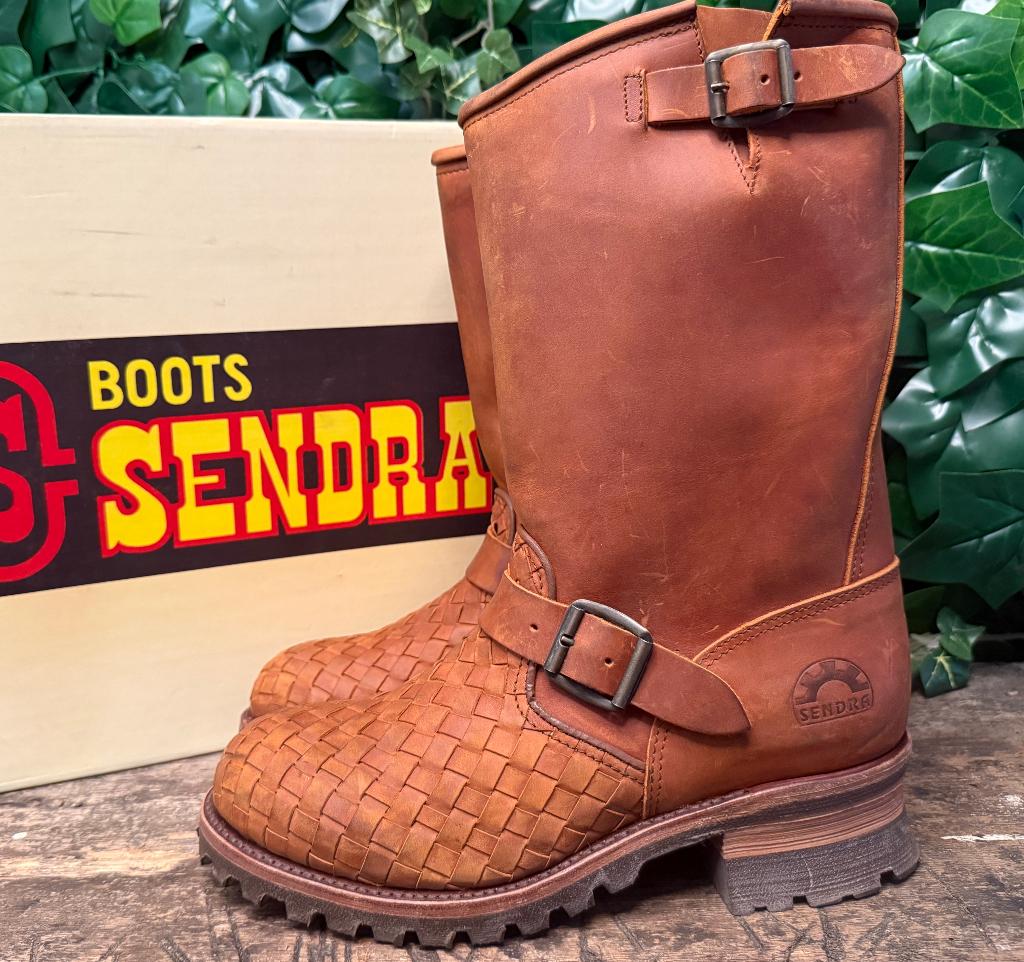 geweldig mooie vintage retro biker boots van Sendra maat 41