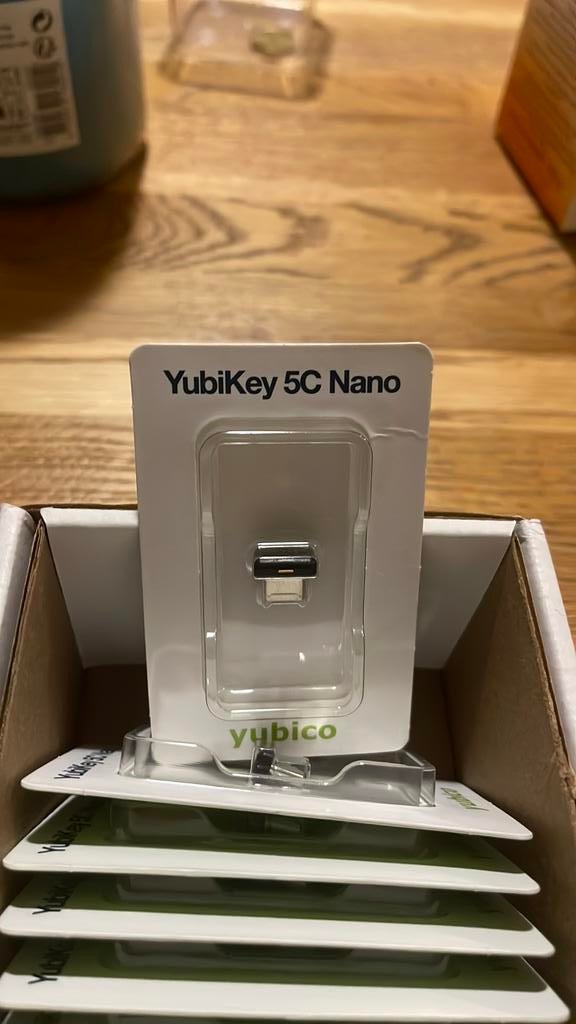 YubiKey 5C Nano - USB-C, Computers en Software, USB Sticks, Ophalen of Verzenden, Nieuw