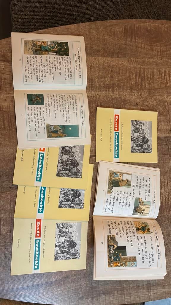 Schoolboekjes, 1968, met illustraties van C.Jetses!, Ophalen of Verzenden, Zo goed als nieuw, Overige niveaus