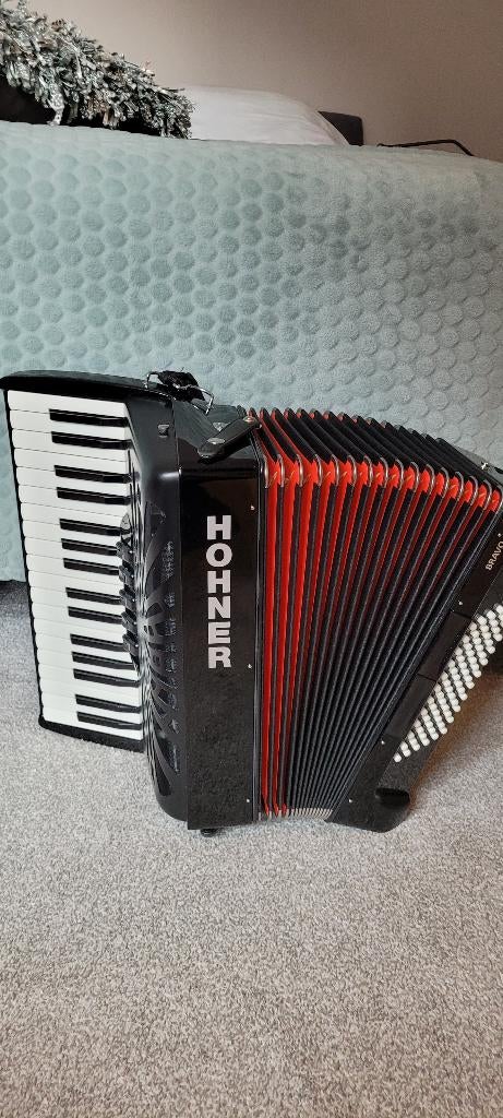 Accordeon Hohner Bravo - 72 Silent Key, Ophalen, 72-bas, Toetsaccordeon, Hohner