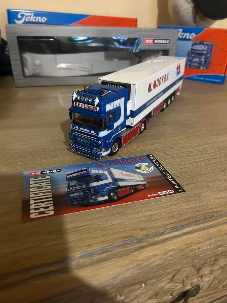 Wsi model c.v.d linden, Hobby en Vrije tijd, Modelauto's | 1:50, Ophalen of Verzenden, Zo goed als nieuw, Bus of Vrachtwagen, Wsi