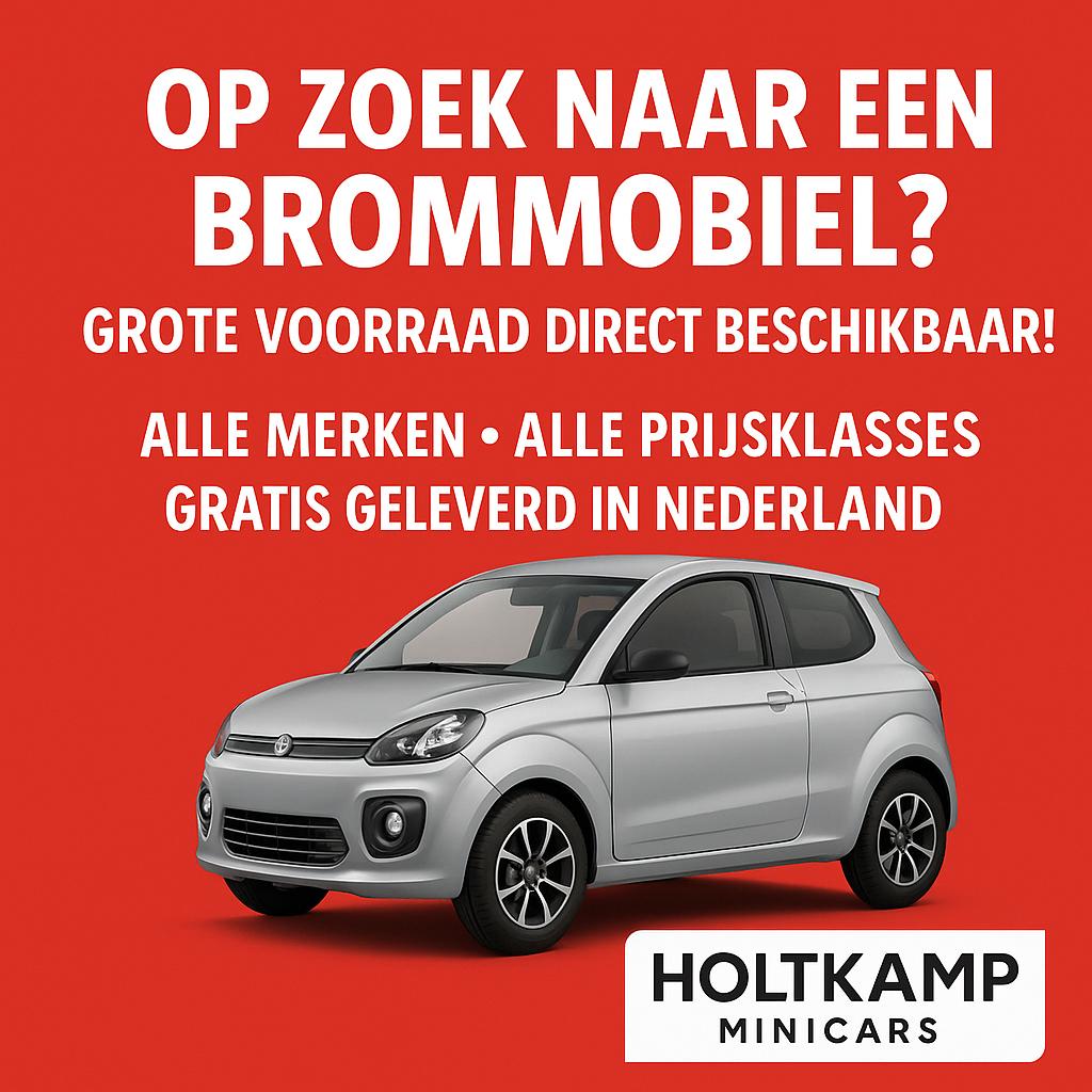 Bent u op zoek naar een brommobiel? Zoek niet verder!